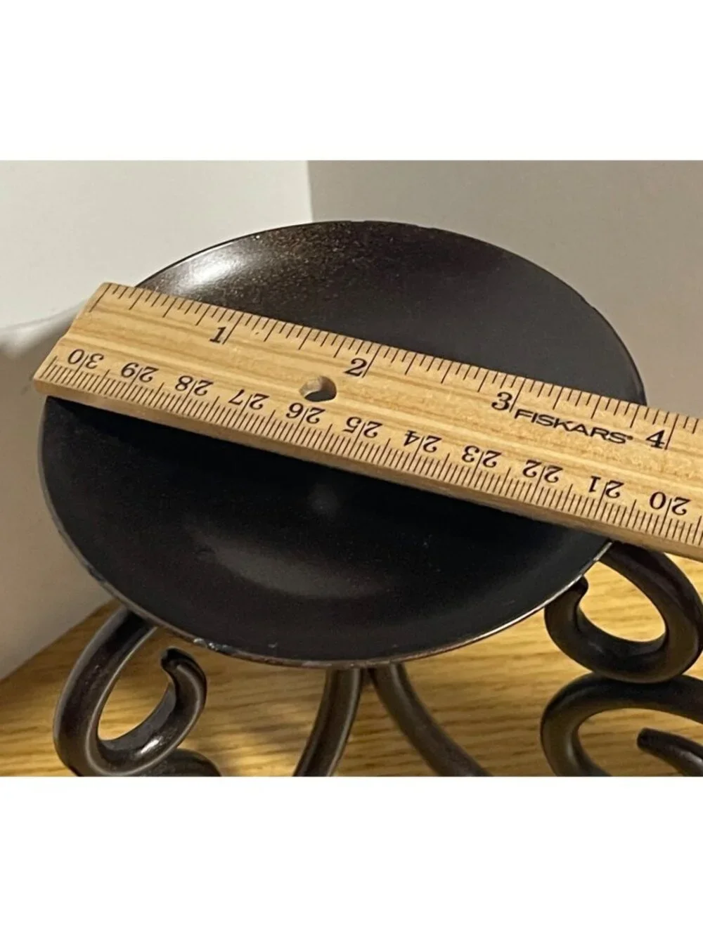 PartyLite Wrought Iron Viking Pillar Candle Holder